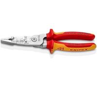 KN 13 76 200 ME - VDE - pinza multifunzione per elettricisti, 200 mm, testa lucida