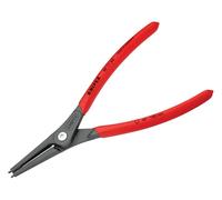 Knipex Pinza di Precisione per Anelli di Sicurezza Esterni Su Alberi Bonderizzata Grigia, Rivestiti in Resina Sintetica Antiscivolo 225 Mm (Confezione Self-Service/Blister) 49 11 A3 Sb
