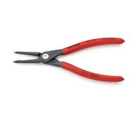 Knipex Pinza di Precisione per Anelli di Sicurezza per Anelli di Sicurezza Interni a Fori Bonderizzata Grigia, Rivestiti in Resina Sintetica Antiscivolo 180 Mm 48 11 J2