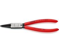 Knipex Pinza per Anelli di Sicurezza per Anelli di Sicurezza Interni a Fori Bonderizzata Nera, Rivestiti in Resina Sintetica 320 Mm (Confezione Self-Service/Blister) 44 11 J4 Sb