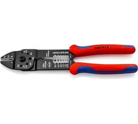 97 21 215 pinza Crimpatrice Crimpatrice, Acciaio, Plastica, Blu/Rosso, 23 cm, 224 g