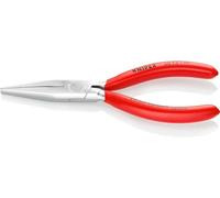 KNIPEX - Pinza a becchi lunghi, piatti, cromata 140