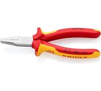 KNIPEX Pinza per meccanica a becchi piatti diritti isolamento 1000V, 160 mm, 20 06 160