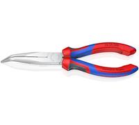 KNIPEX - Pinza a becchi mezzotondi piegati, cromata, con manici rivestiti 200