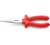 KNIPEX - Pinza a becchi mezzotondi diritti isolata a norma VDE, Lunghezza complessiva: 200 mm 200