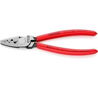 Knipex Pinza per Serrare Terminali a Bussola Rivestiti in Resina Sintetica 180 Mm 97 71 180