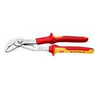KNIPEX - Pinza con regolazione a scatto Cobra, esecuzione cromata manici rivestiti a norma VDE, Lunghezza complessiva: 250 mm 250