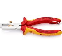 Knipex Pinza Spelacavi con Molla di Apertura Universale Cromata, Isolante, Colla