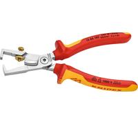 KNIPEX - Pinza spelafili con cesoia per cavi “StriX” isolata a norme VDE, Lunghezza complessiva: 180 mm 180