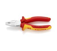 KNIPEX Pinza universale 01 06 160 cromo vanadio cromata, VDE, 160mm Quantità:1