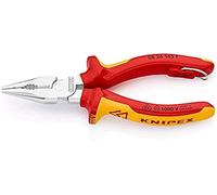 Knipex Pinza Universale con Testa a Punta Cromata, Isolante, Collaudati Vde; Inc