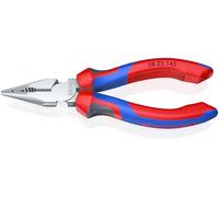 KNIPEX Pinza universale a punta con impugnatura multcomponente cromata, VDE Quantità:1