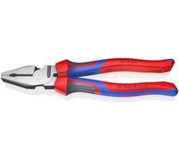 Knipex Pinza Universale Tipo Forte Bonderizzata Nera, Rivestiti in Materiale Bicomponente 225 Mm (Confezione Self-Service/Blister) 02 02 225 Sb