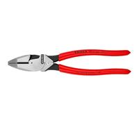 KNIPEX Pinza universale tipo forte "Lineman's Pliers" modello americano in confezione Self-service Rivestiti in resina, 09 11 240 SB