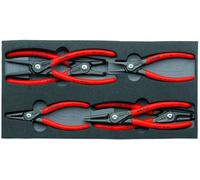 KNIPEX Precision Circlip Snap Ring Pliers Set IN Schiuma Vassoio 6 Pezzi