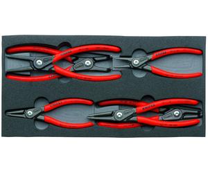 KNIPEX Precision Circlip Snap Ring Pliers Set IN Schiuma Vassoio 6 Pezzi