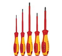 KNIPEX, Set di 5 cacciaviti, isolamento 1000 V, Tools 9K 98 98 32