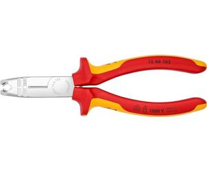 KNIPEX Spelacavi cromata isolati con manici rivestiti in, 13 46 165 | materiale bicomponente, collaudati VDE 165 mm