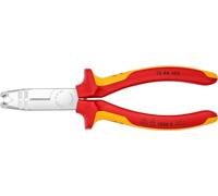 13 46 165 pinza spellacavi Rosso, Giallo, Pinza stripper rosso/Giallo, Isolante di protezione, 190 g, Rosso, Giallo