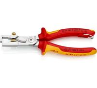 KNIPEX Spelafili con cesoia per cavi StriX® 13 66 180 T cromata, VDE 180mm Quantità:1