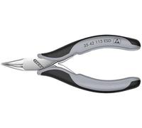KNIPEX Strumenti - Pinze elettroniche, punte semicircolari, ESD, angolo di 45 gradi, multicomponente (3542115ESD)