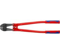 KNIPEX Tagliabulloni con impugnature multicomponente 610 mm, 71 72 610 | Per aste e serrature in metallo più spesse, assorbimento degli urti, molto robusto, tronchese per filo, pinza per fili