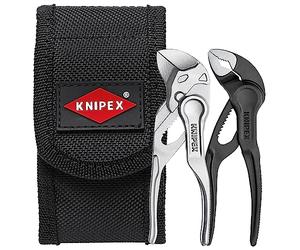 Knipex Tools 00 20 72 V04 XS - Set di 2 mini pinze con custodia da cintura