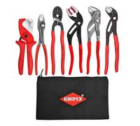 KNIPEX Tools 9K 00 80 180 US - Set idraulico da 6 pezzi, con custodia KNIPEX Keeper