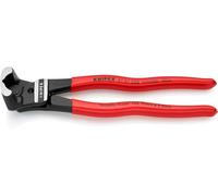 Knipex Tronchese con Taglienti Frontali per Bulloni a Grande Forza di Taglio Bonderizzata Nera, Rivestiti in Resina Sintetica 200 Mm (Confezione Self-Service/Blister) 61 01 200 Sb