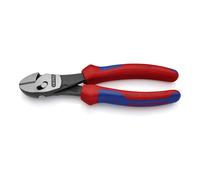 Knipex Twinforce Tronchesi Laterale ad Alta Prestazione Bonderizzata Nera, Rivestiti in Materiale Bicomponente 180 Mm 73 72 180