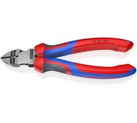 Knipex Tronchese Laterale con Spelacavi Bonderizzata Nera, Rivestiti in Materiale Bicomponente 160 Mm 14 22 160