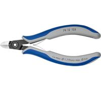 KNIPEX Tronchese laterale di precisione per elettronica con impugnature multicomponente 125 mm, 79 12 125