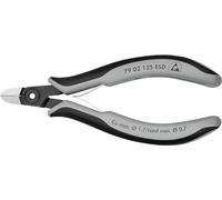 KNIPEX Tronchese laterale di precisione per elettronica ESD, 79 02 125 ESD | con impugnature multicomponente 125 mm