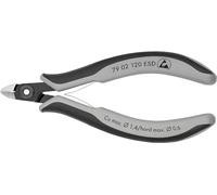 KNIPEX Tronchese laterale di precisione per elettronica 79 02 120 ESD, brunita 120mm Quantità:1