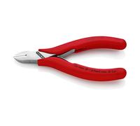 KNIPEX - Tronchese a tagliente laterale per elettronica con finitura a specchio, testa rotonda, FW, Lunghezza complessiva: 115 mm 115