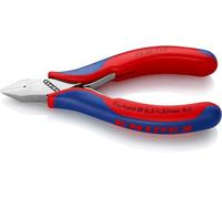 KNIPEX - Tronchese a tagliente laterale per elettronica con finitura a specchio, testa appuntita, FW, Lunghezza complessiva: 115 mm 115