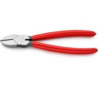 Knipex Tronchese Laterale per Meccanica Bonderizzata Nera, Rivestiti in Resina Sintetica 180 Mm (Confezione Self-Service/Blister) 70 01 180 Sb