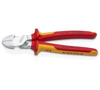 KNIPEX - Tronchesea taglientelaterale, esecuzione cromata isolamento a norme VDE 200