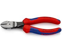 KNIPEX Tronchese laterale per meccanica tipo "forte" in confezione Self-service con impugnature multicomponente 160 mm, 74 12 160 SB