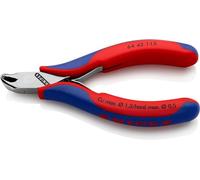 KNIPEX Tronchese per elettronica con tagliente frontale, 64 42 115 | con impugnature multicomponente 115 mm