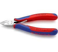 KNIPEX Tronchese per elettronica con tagliente laterale in, 77 32 120 H | metallo duro con impugnature multicomponente 120 mm