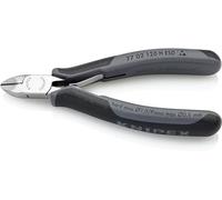 KNIPEX Tronchese per elettronica con tagliente laterale in metallo duro ESD con impugnature multicomponente 120 mm, 77 02 120 H ESD