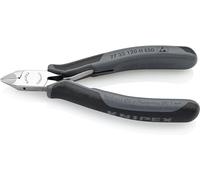KNIPEX Tronchese per elettronica con tagliente laterale in metallo duro ESD con impugnature multicomponente 120 mm, 77 32 120 H ESD