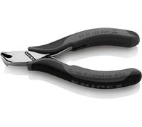 KNIPEX Tronchese per elettronica ESD - con tagliente, 64 32 120 ESD | frontale con impugnature multicomponente 120 mm