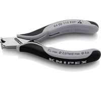 KN 64 02 115 ESD - Tronchese a tagliente frontale per elettronica ESD, 115 mm, luci