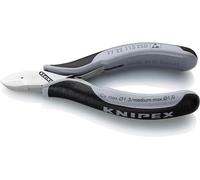 KNIPEX Tronchesi laterali per elettronica ESD con cerniera, 77 22 115 ESD | passante con impugnature multicomponente 115 mm