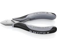 Knipex Tronchese Laterale per Elettronica Esd Rivestiti in Materiale Bicomponente 115 Mm 77 42 115 Esd