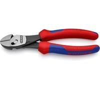 Knipex Twinforce Tronchesi Laterale ad Alta Prestazione Bonderizzata Nera, Rivestiti in Materiale Bicomponente 180 Mm 73 72 180