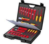 KNIPEX Valigetta standard 26pz. 98 99 12 con utensili isolati per lavori su impianti elettrici, 450mm Quantità:1