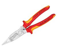 Knipex VDE Multifunzione Installazione Pinze Con Apertura Molla 200mm KPX139